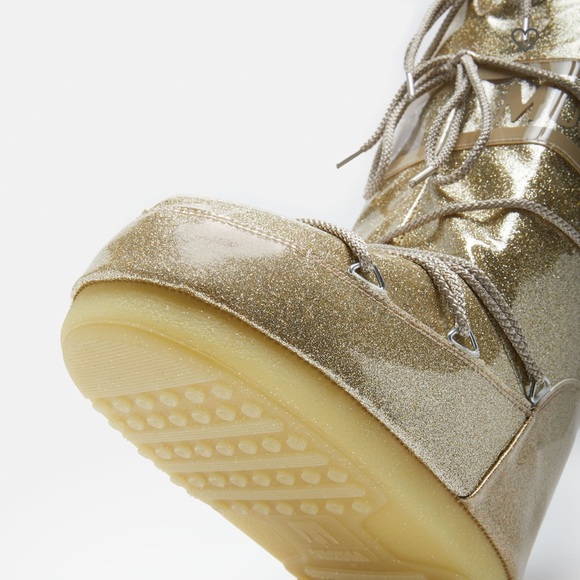 NEW moon boot icon glitter gold - Picture 2 of 8